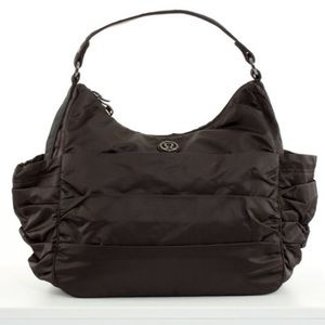 Lululemon Black Arabesque Dance Ballet Bag Tote Purse Vintage Shoulder Carry